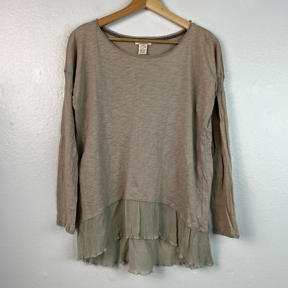 Sundance Ruffle Hem Blouse Medium